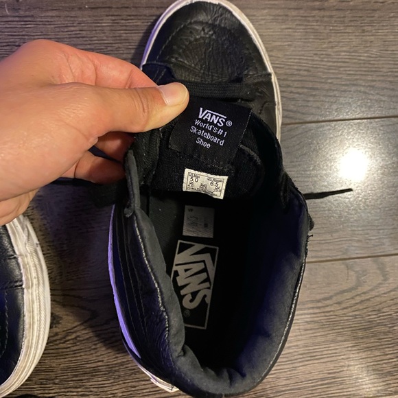 Leather High Top Vans - Picture 2 of 2